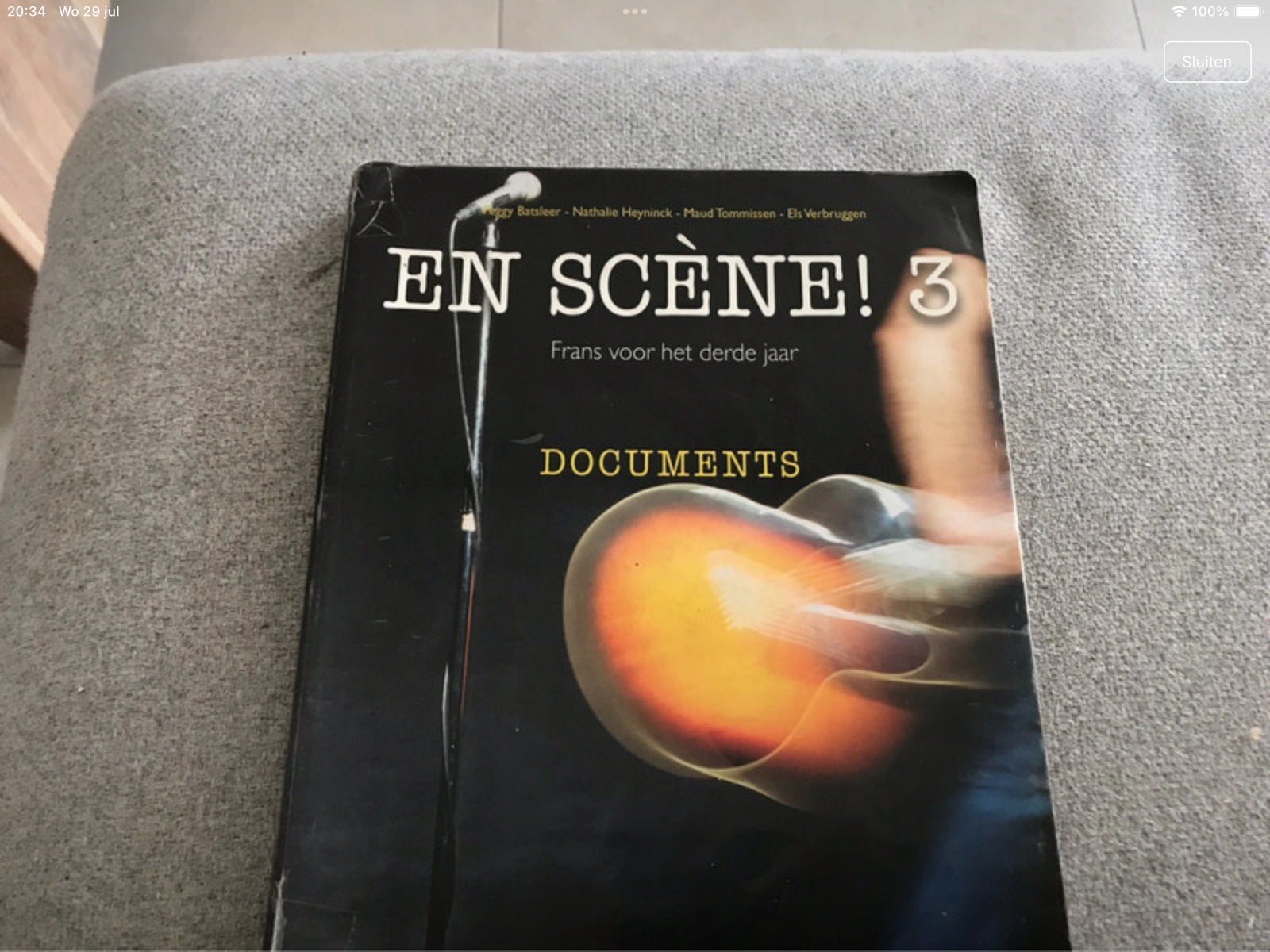 schoolboek frans en scene 3, Boeken, Ophalen of Verzenden, Zo goed als nieuw, Frans