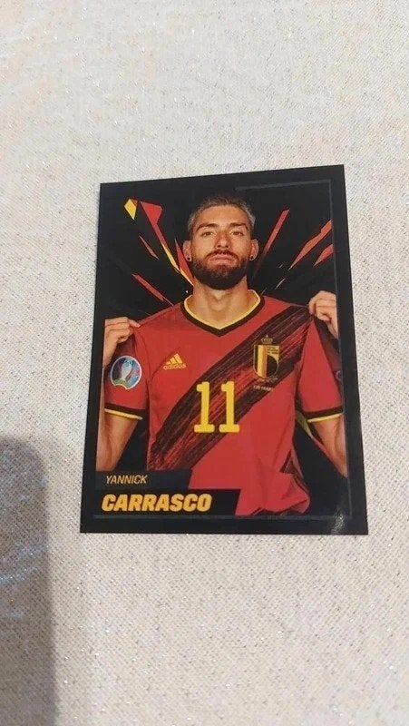 Panini / sticker / Yannick Carrasco / Rode Duivels, Ophalen of Verzenden, Nieuw, Poster, Plaatje of Sticker