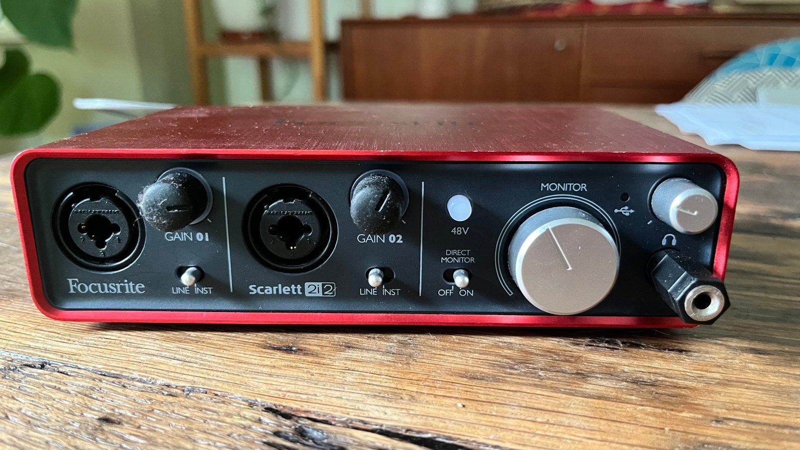 Carte son Focusrite Scarlett 2i2, Computers en Software, Geluidskaarten, Zo goed als nieuw, Ophalen