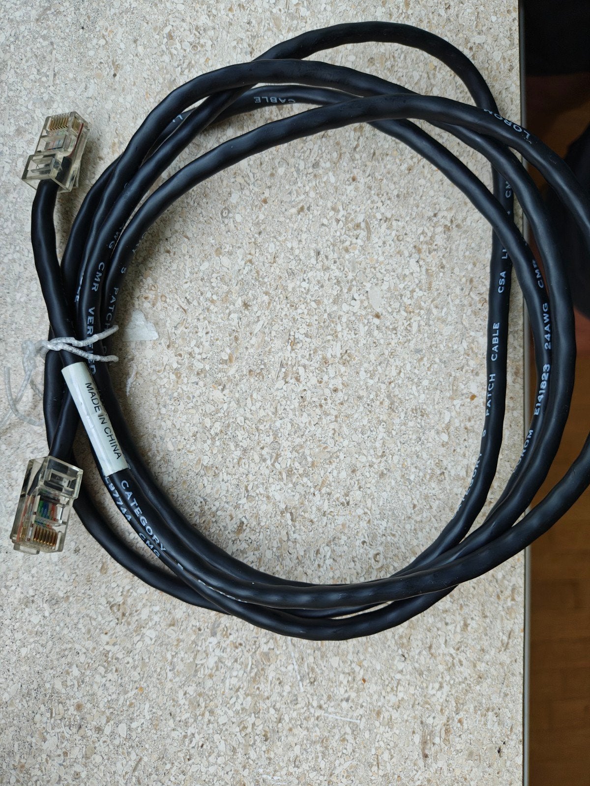 CAT5e Ethernet-patchkabel, 2m, als nieuw, Computers en Software, Pc- en Netwerkkabels, Ophalen of Verzenden