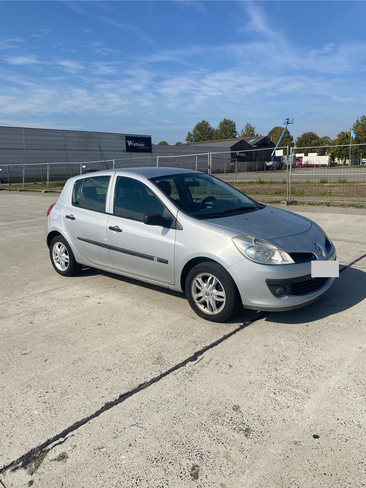 Renault clio 1.2 benzine trekhaak/airco ,, Argent ou Gris, Achat, Attache-remorque, Noir
