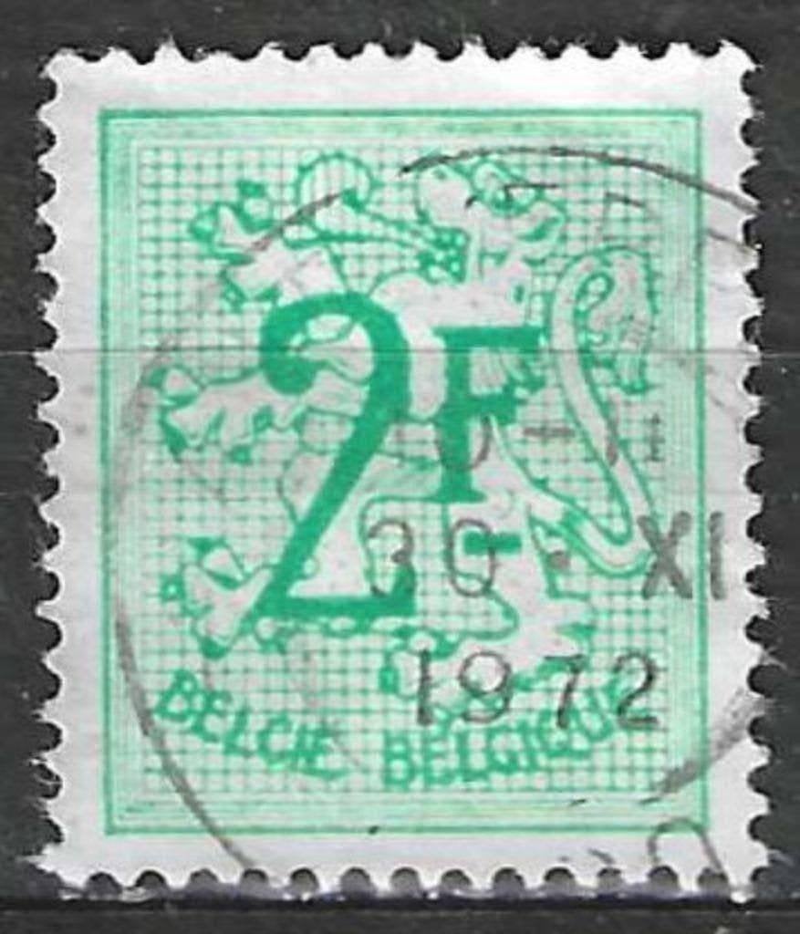 Belgique 1968 - Yvert/OBP 1443 - Chiffre du lionhérald (ST), Timbres & Monnaies, Envoi, Affranchi, Oblitéré