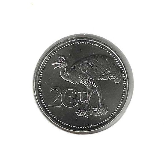 Papoea New Guinea, 20 Toea 2009., Postzegels en Munten, Munten | Oceanië, Ophalen of Verzenden, Losse munt