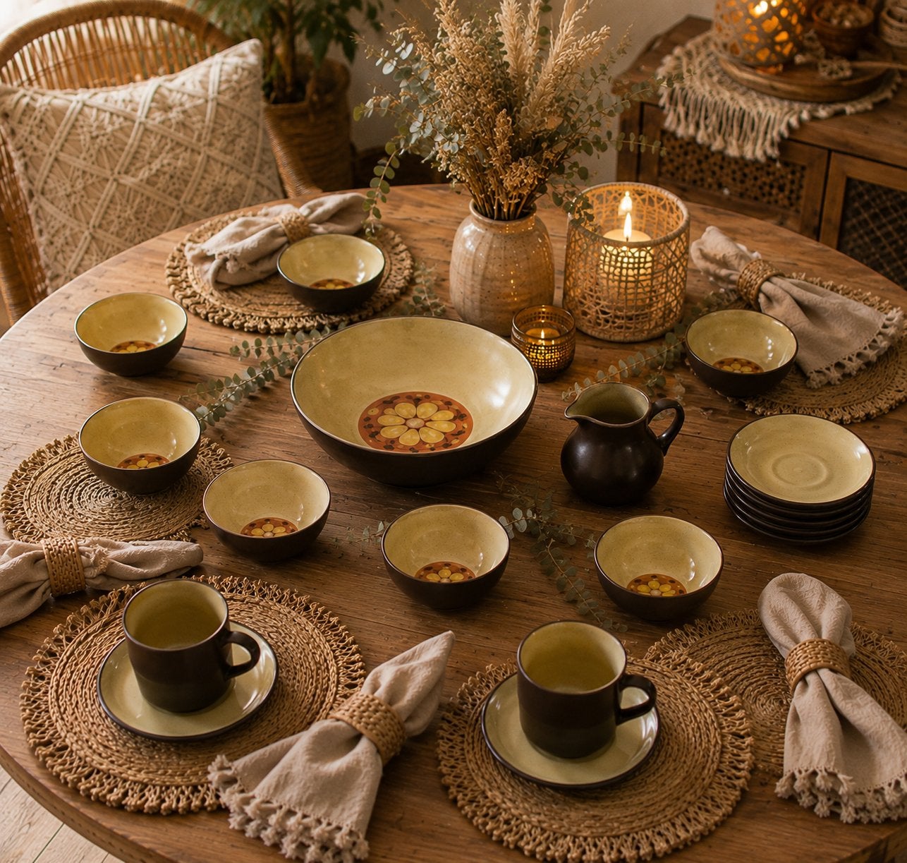 Prachtige Vintage Noritake Folkstone servies “Safari” - ‘70, Antiek en Kunst, Antiek | Servies compleet, Ophalen