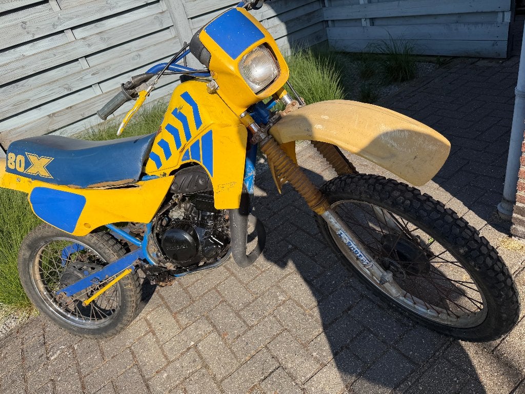 Suzuki TS 80X geel rg gamma wolf, Fietsen en Brommers, Brommers | Oldtimers, Ophalen, 6 versnellingen, Overige merken