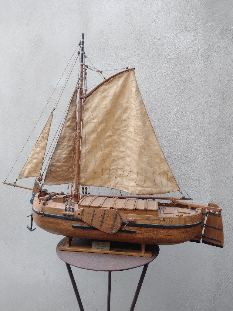 Modelboot Steenschuit in hout, Hobby en Vrije tijd, Modelbouw | Boten en Schepen, Ophalen, Gebruikt, Groter dan 1:32, Overige merken