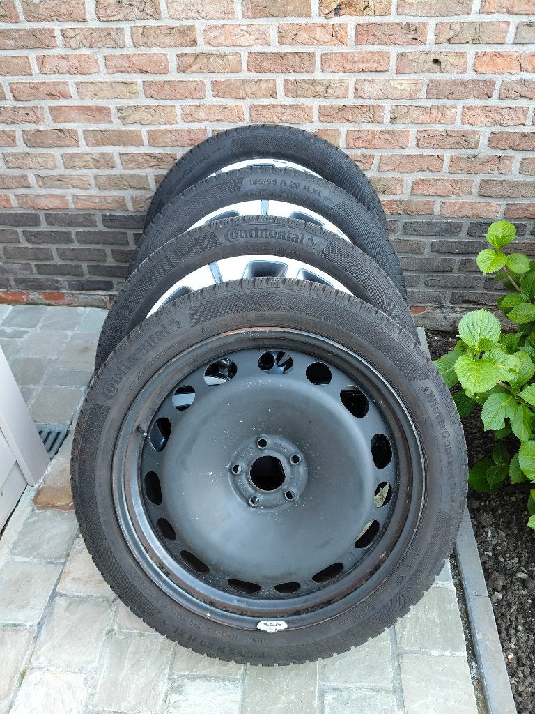 winterbanden met velg Renault Scenic 4 195/55R20 H XL, Ophalen, Winterbanden, Band(en), 195 mm