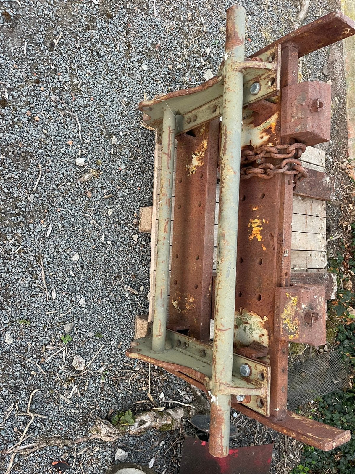 Hef clicksysteem , beugel voor tractor frontlader, Enlèvement