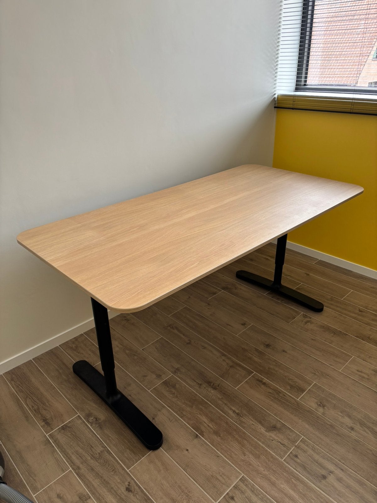 Bureau 160x80 Bekant (Ikea), Ophalen, 160 cm, Zo goed als nieuw, IKEA