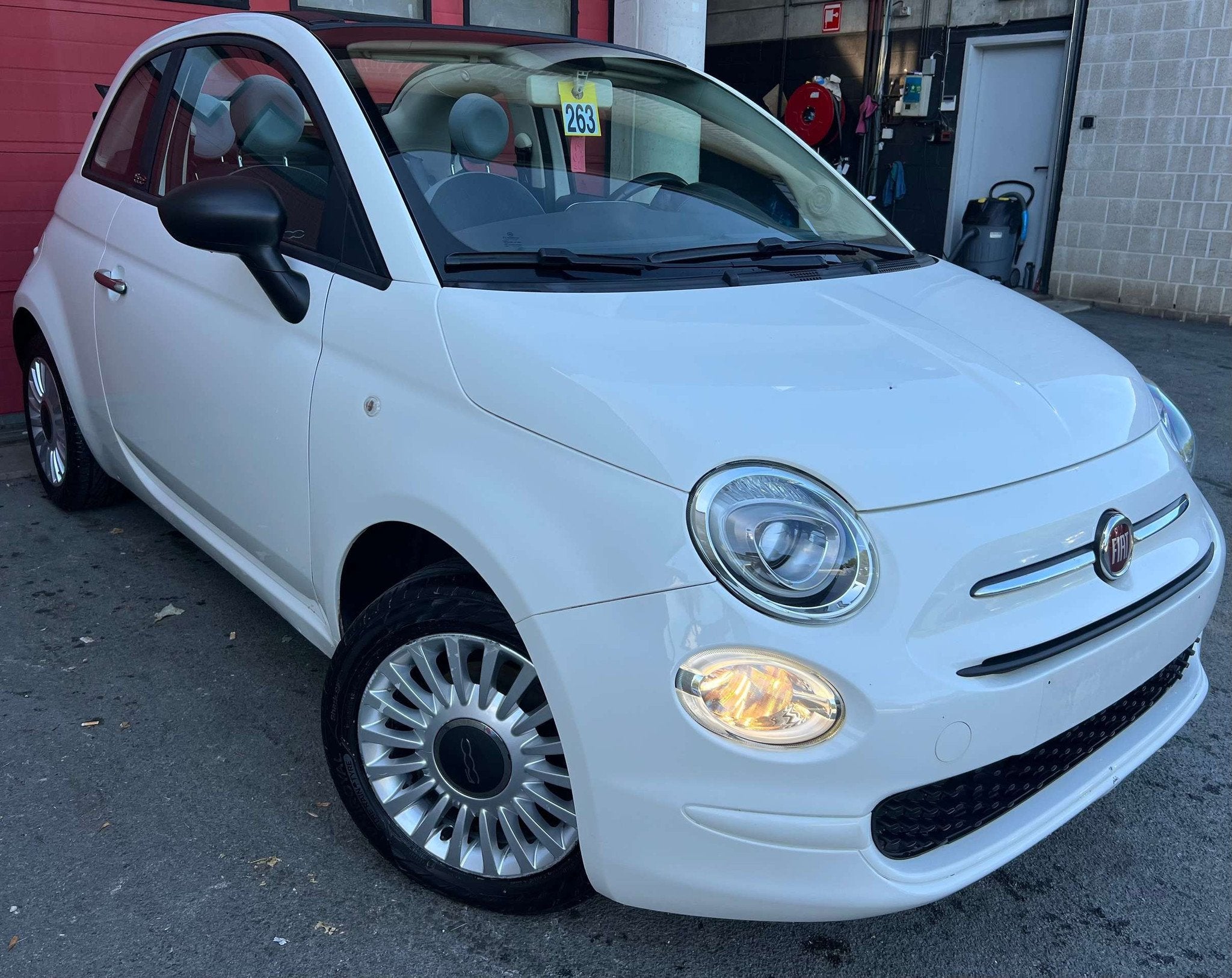 Fiat 500C 1.2i ECO Lounge + CAR-PASS + GARANTIE (bj 2017), Auto's, 1305 kg, 4 zetels, Gebruikt, 4 cilinders