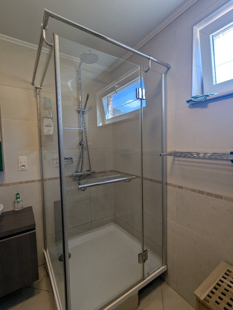 Douchecabine met toebehoren en lavabo, Huis en Inrichting, Ophalen, Gebruikt, Overige typen