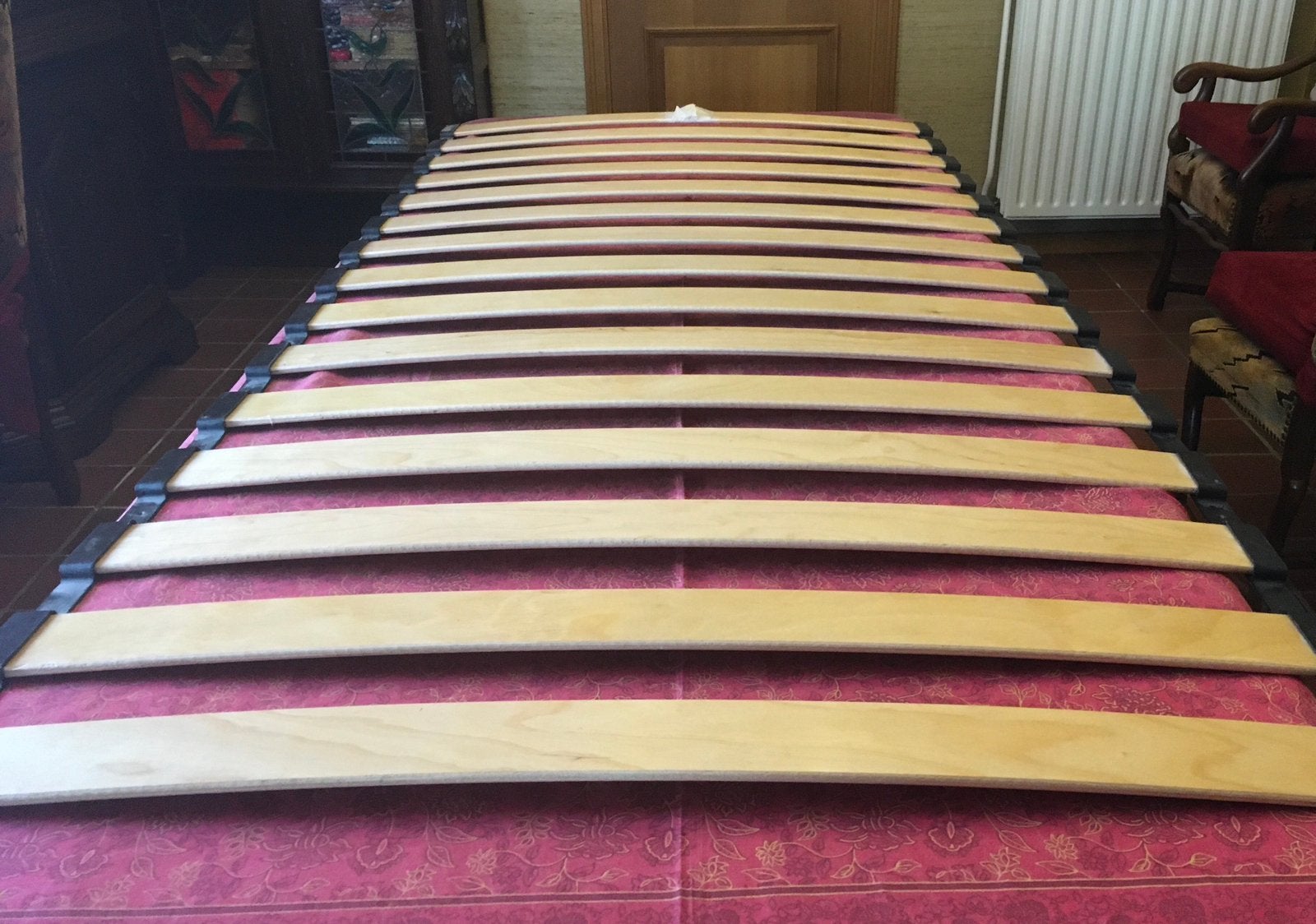 Eenpersoonsbed, Kinderen en Baby's, Ophalen, 85 tot 100 cm, Hoogslaper of Stapelbed, Zo goed als nieuw