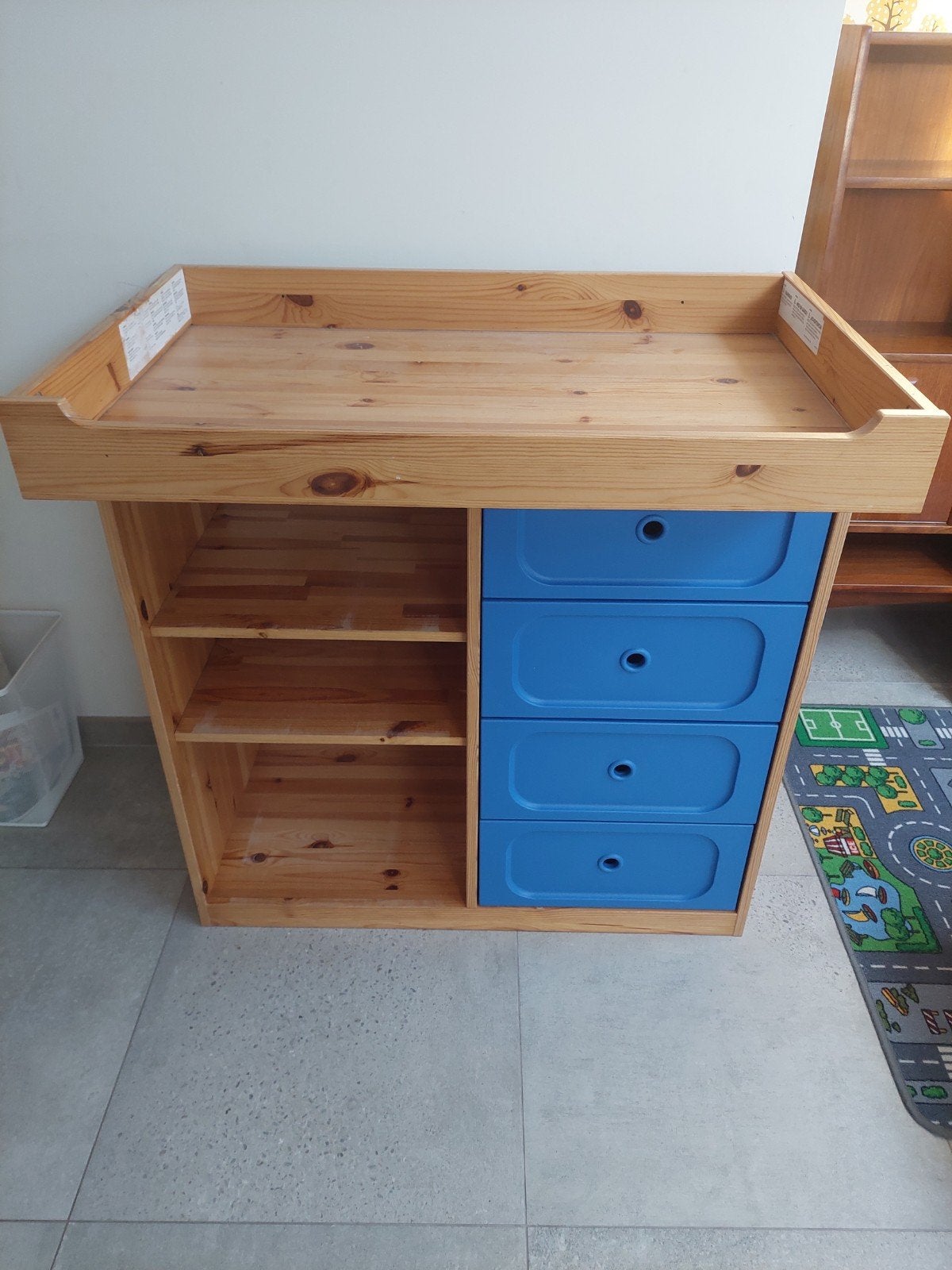 Trofast luiertafel en kast, Kinderen en Baby's, Ophalen, Kast, 50 tot 70 cm, 75 tot 100 cm
