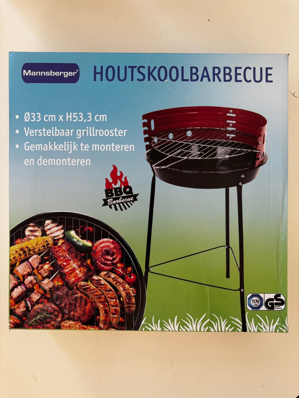 Barbecue au charbon de bois à vendre, Jardin & Terrasse, Barbecues au charbon de bois, Enlèvement ou Envoi, Neuf