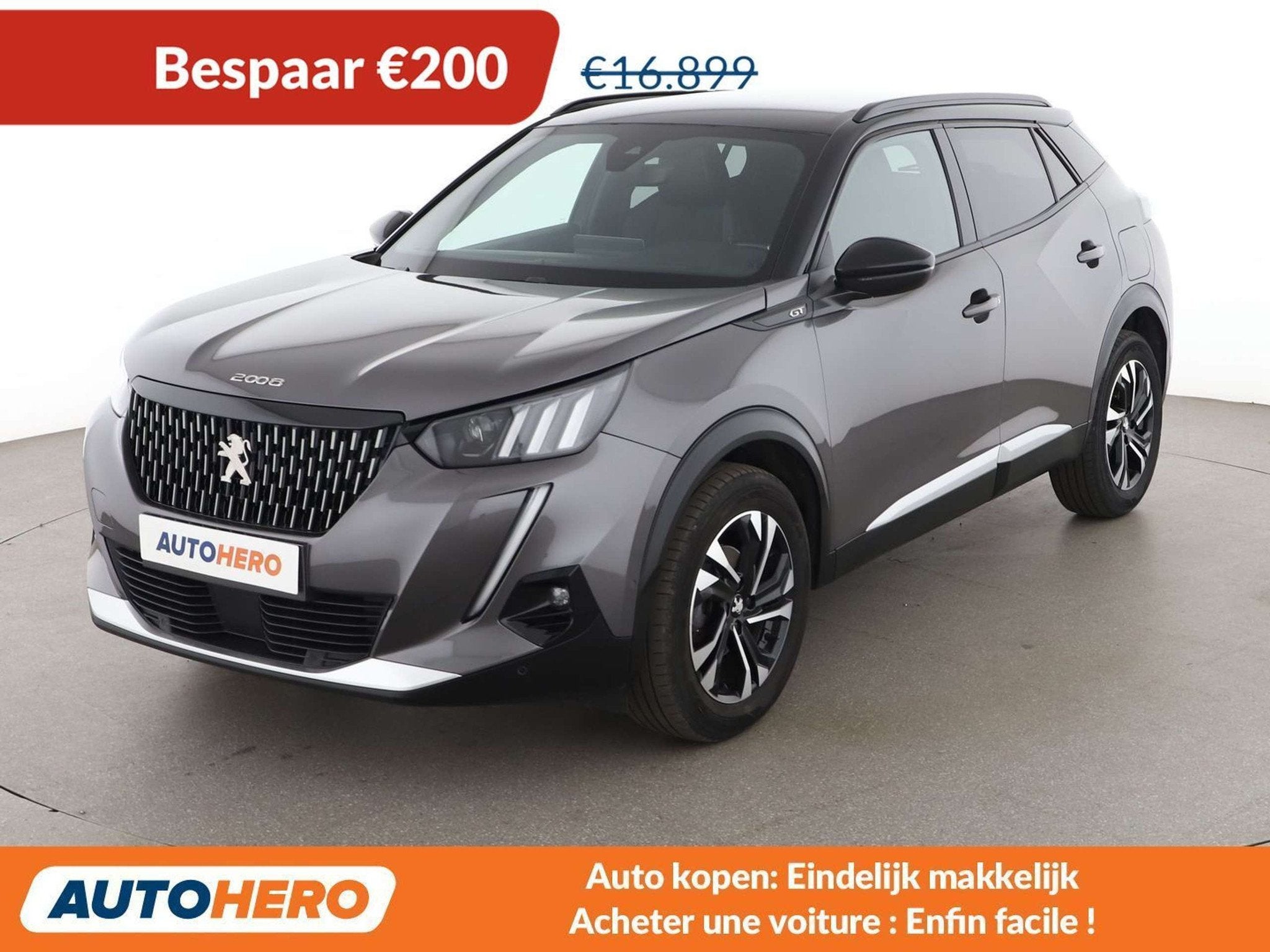 Peugeot 2008 1.2 PureTech GT (bj 2022, automaat), Auto's, Euro 6, 96 kW, 5 zetels, 131 pk