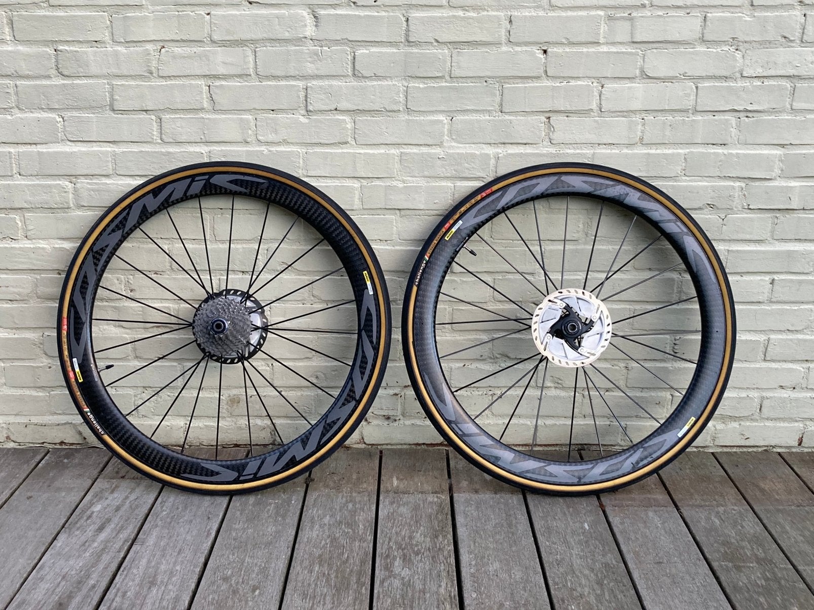 Roues Mavic Cosmic Carbon, Fietsen en Brommers, Fietsonderdelen, Gebruikt, Racefiets, Carbon, Ophalen