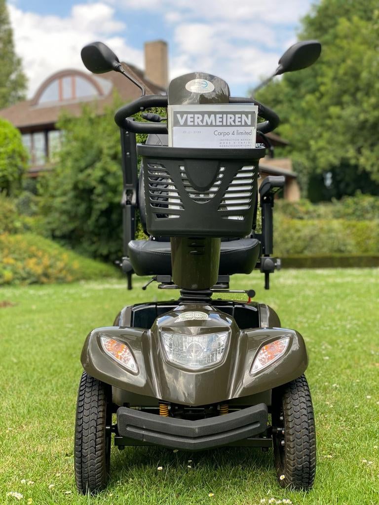 Trottinette Vermeiren Carpo 4LTD en parfait état de marche 0, Enlèvement ou Envoi, Pliant, Comme neuf, Fauteuil roulant électrique
