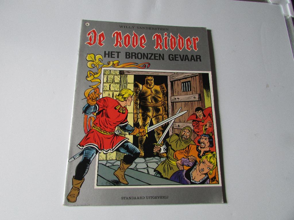 DE RODE RIDDER ; Het Bronzen Gevaar, Gelezen, Karel Biddeloo, Eén stripboek, Ophalen of Verzenden