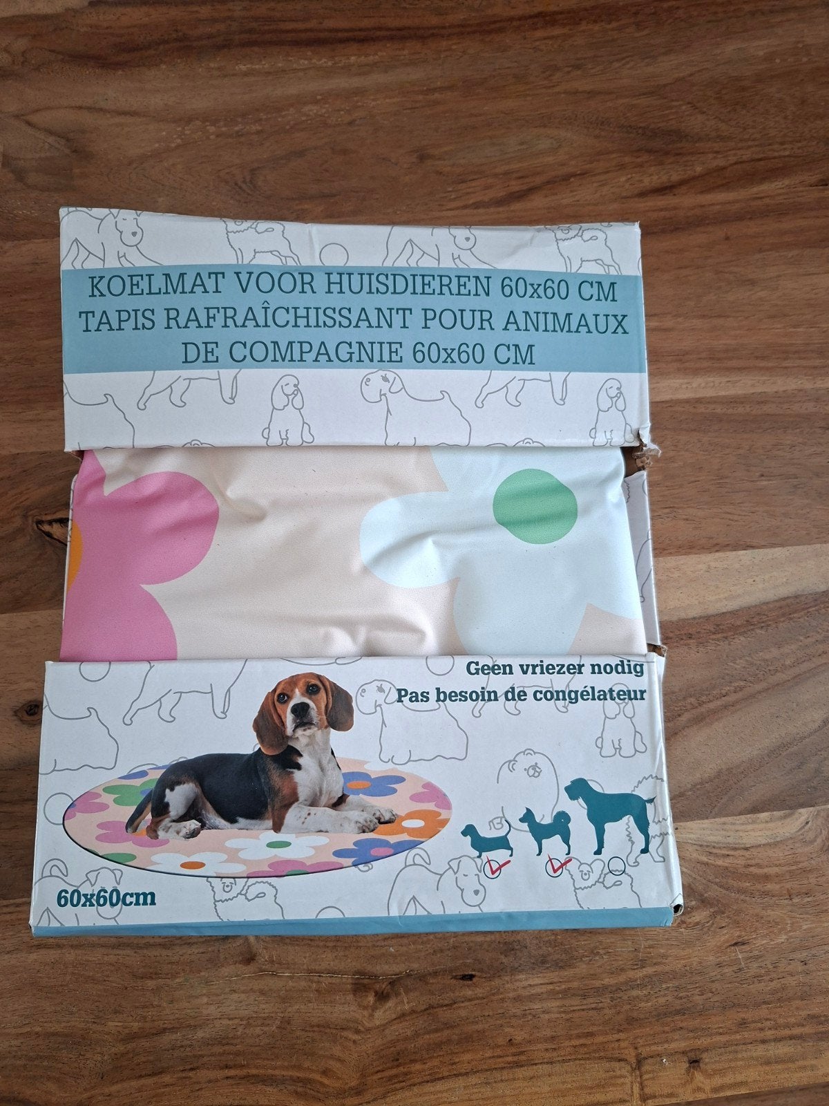 Koelmat voor dieren, Ophalen