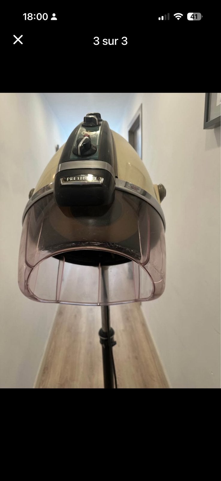 Casque sèche-cheveux vintage, Enlèvement, Comme neuf