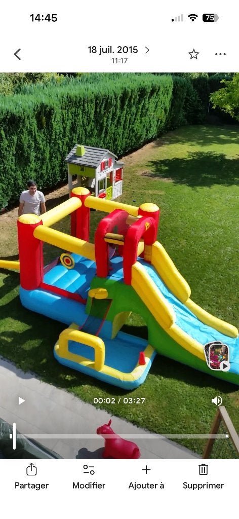 Châteaux gonflables Happy Hop à vendre, Ophalen, Zo goed als nieuw