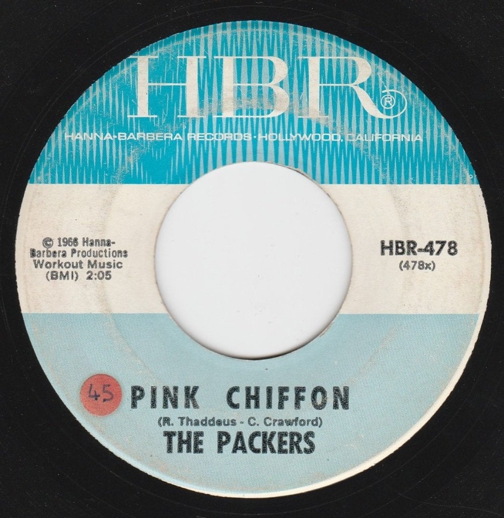 The Packers/Pink Chiffon * Popcorn Instr. *, Cd's en Dvd's, Gebruikt, 7 inch, Overige typen, Jazz
