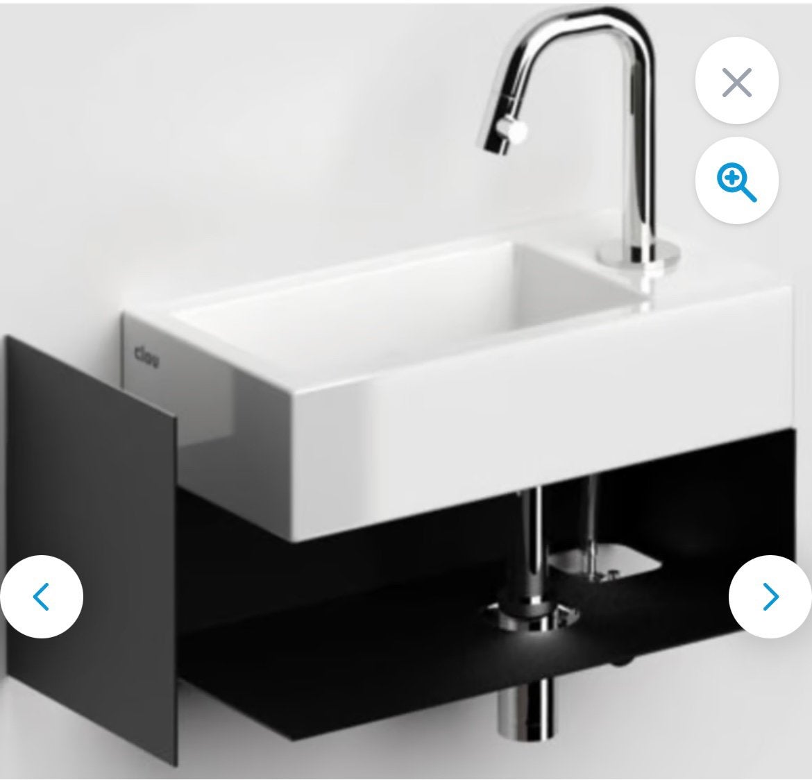 CLOU Flush open kast met handdoekhouder, Doe-het-zelf en Bouw, Ophalen, Zo goed als nieuw, Toilet