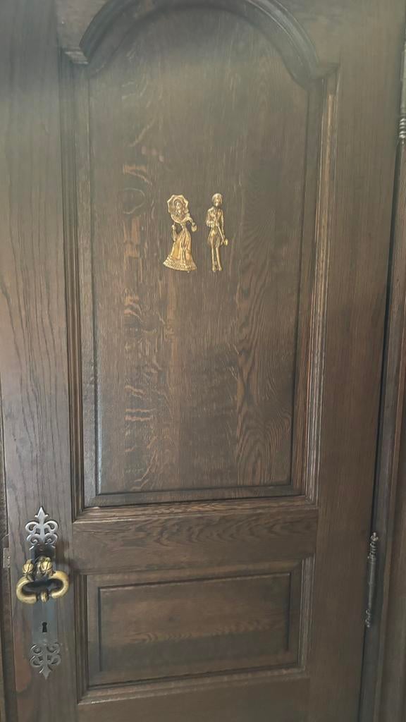 Panneaux de toilette vintage (homme et femme) Lot de 2, Enlèvement