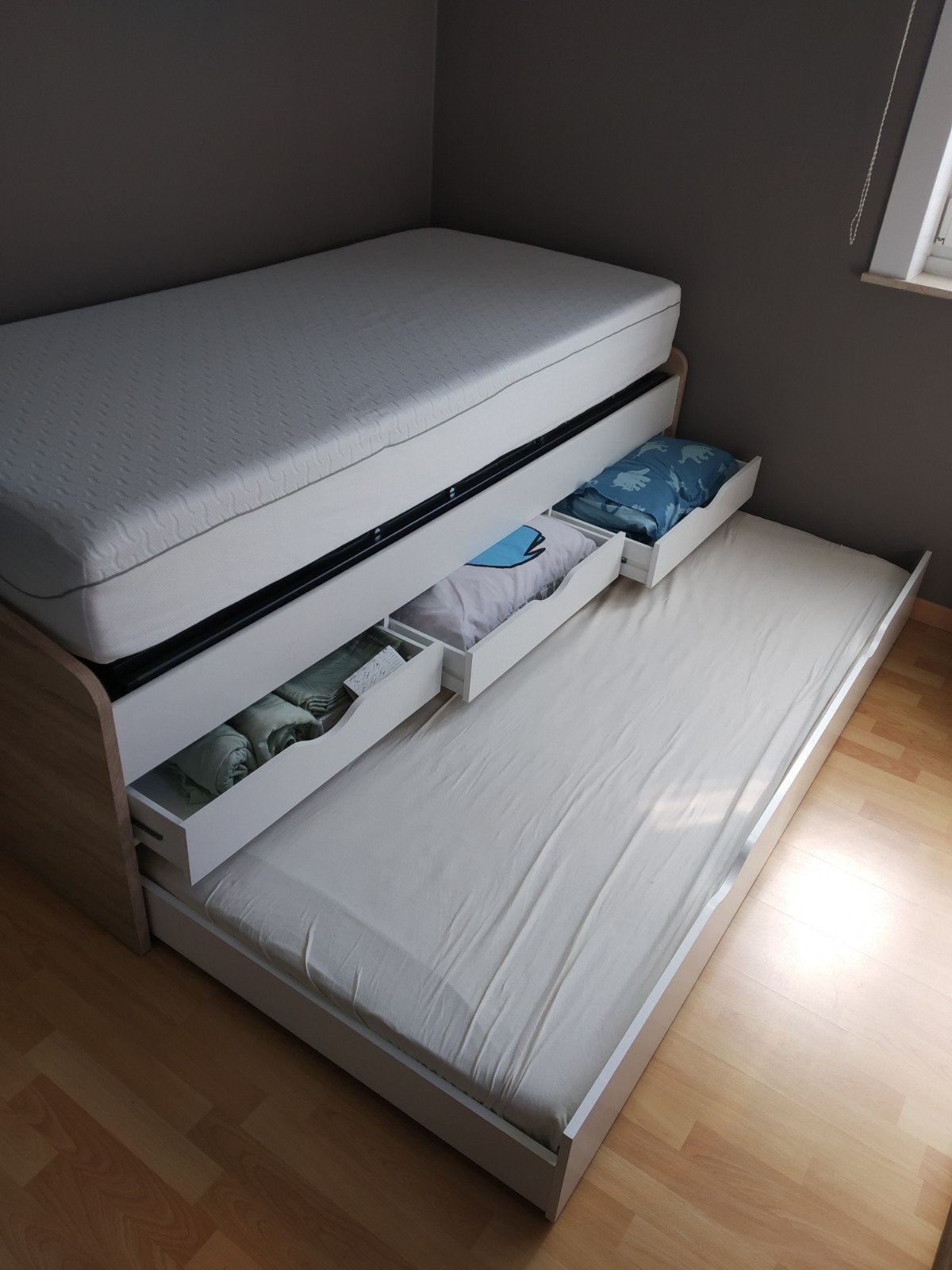 lit de cabine comme neuf, 90 cm, Matelas, Enlèvement, 200 cm