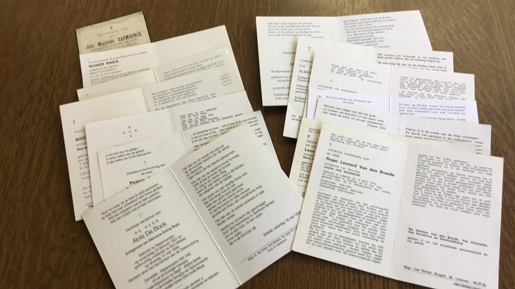 Bidprentjes oud strijders, Verzamelen, Bidprentjes en Rouwkaarten, Ophalen