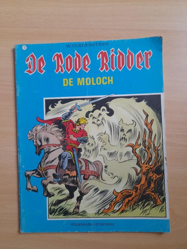 De rode ridder nr 73 - de Moloch - 1e druk, Boeken, Stripverhalen, Willy Vandersteen, Eén stripboek, Ophalen, Gelezen