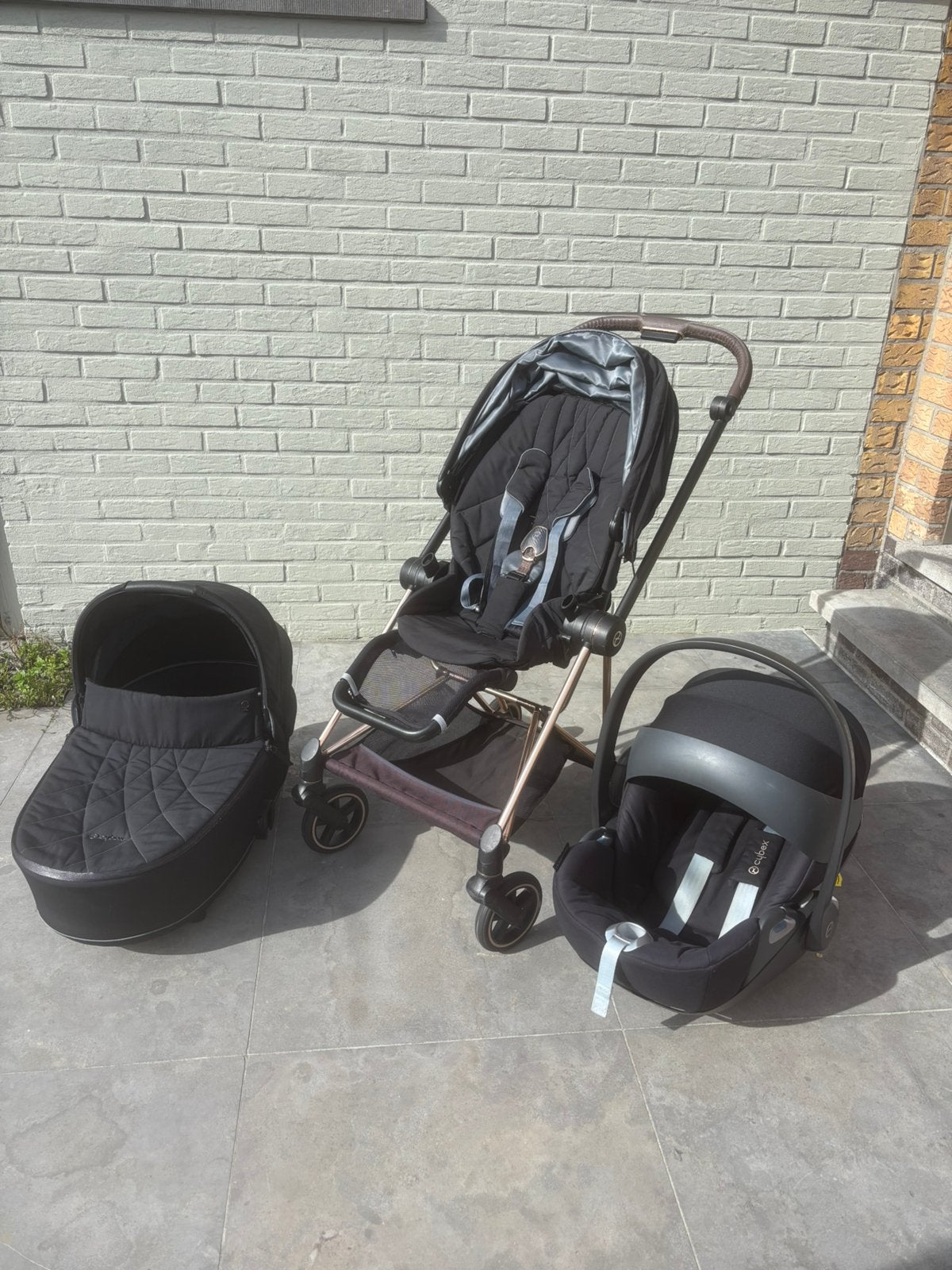 Cybex Mios 3 Or rose, Enfants & Bébés, Enlèvement, Utilisé, Poussette