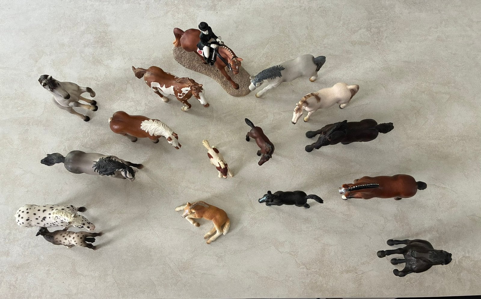 Schleich paarden - 16 stuks, Ophalen, Zo goed als nieuw