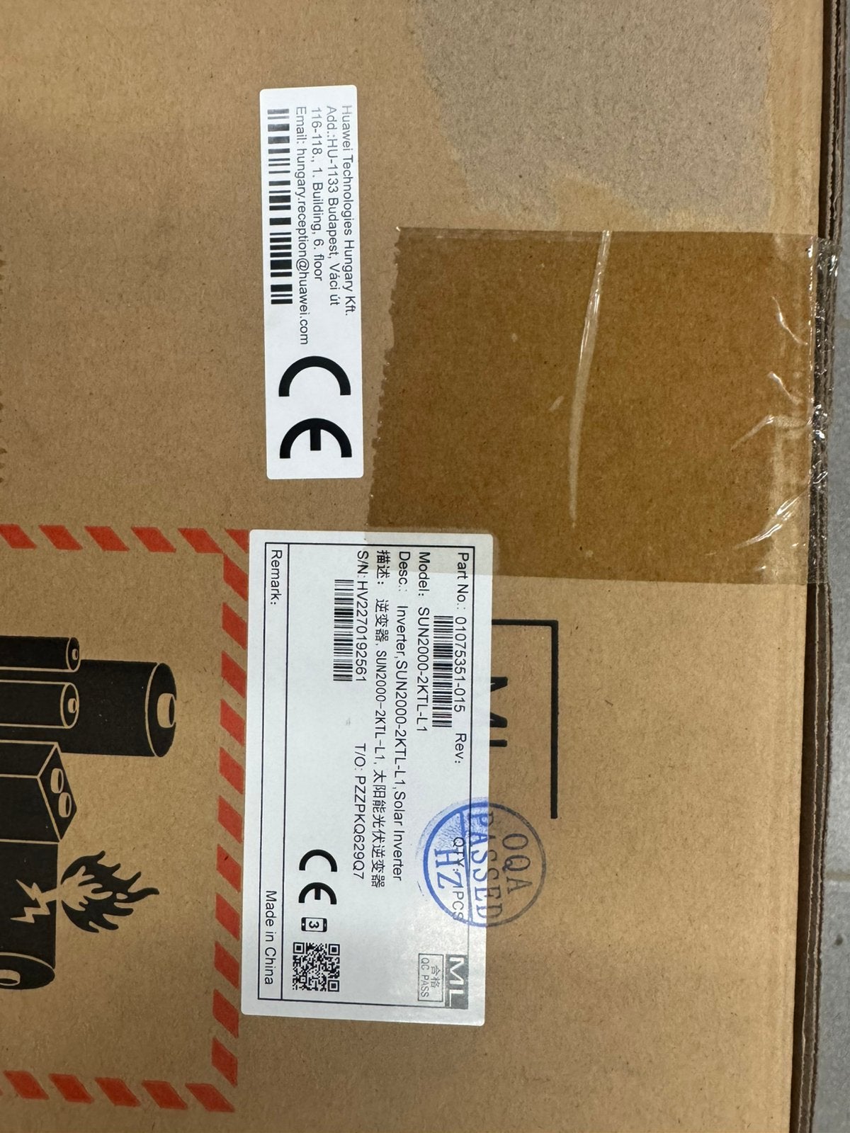 Onduleur  Huawei sun2000 2ktl-L1 neuf dans sa boîte, Enlèvement, Neuf