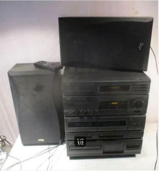 Goede Stereoset van JVC met luidsprekers, Audio, Tv en Foto, Stereoketens, Ophalen of Verzenden, Zo goed als nieuw, Tuner of Radio