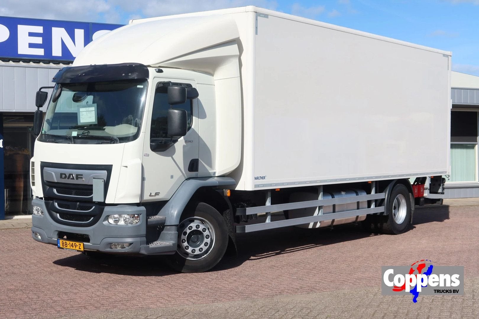 DAF LF 290 Bakwagen + Klep DHollandia 1500 kg, Auto's, Automaat, Wit, Bedrijf, Diesel