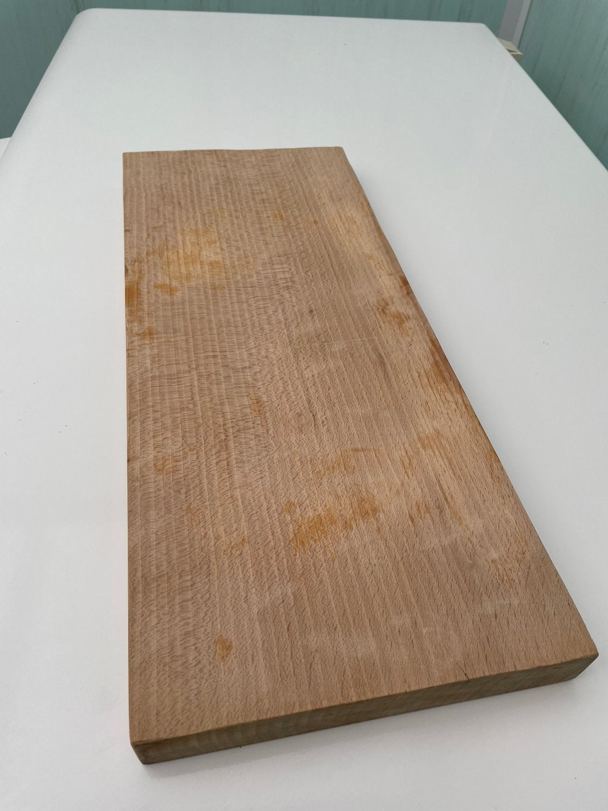 Planche à découper entièrement en bois de hêtre 50x21x3 cm, Enlèvement