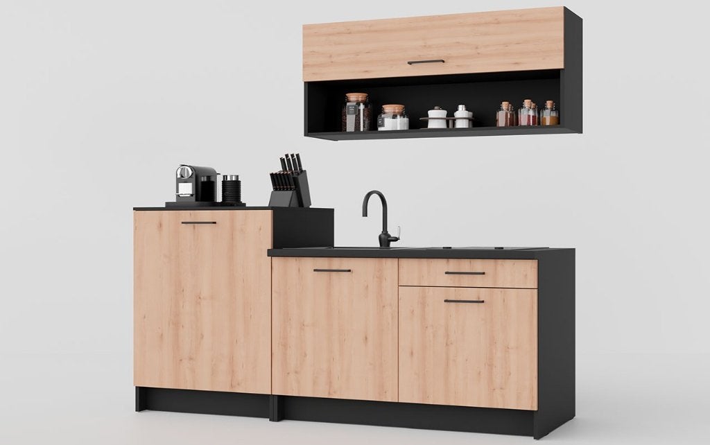 nieuwe keuken 160 cm, Huis en Inrichting, Keuken | Keukenelementen, Verzenden, Bruin