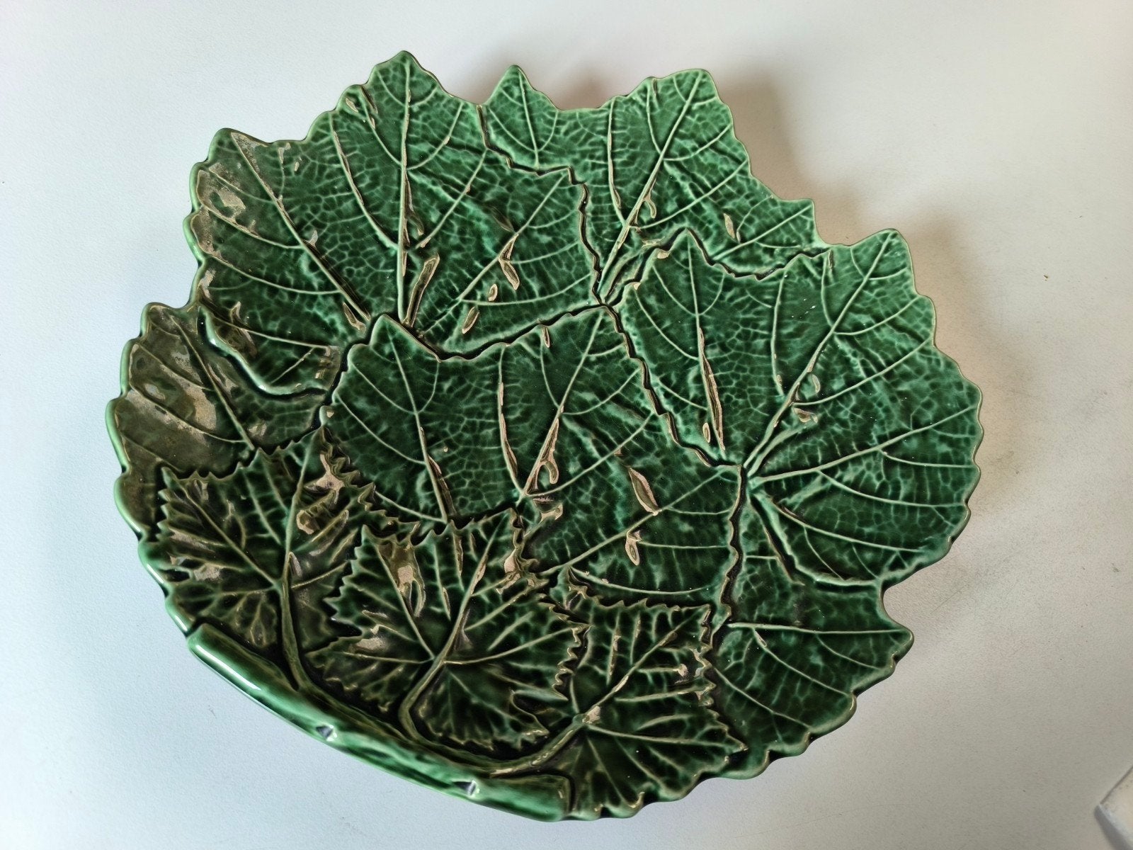 Bordallo Pinheiro, schaal, cabbage, Ophalen of Verzenden
