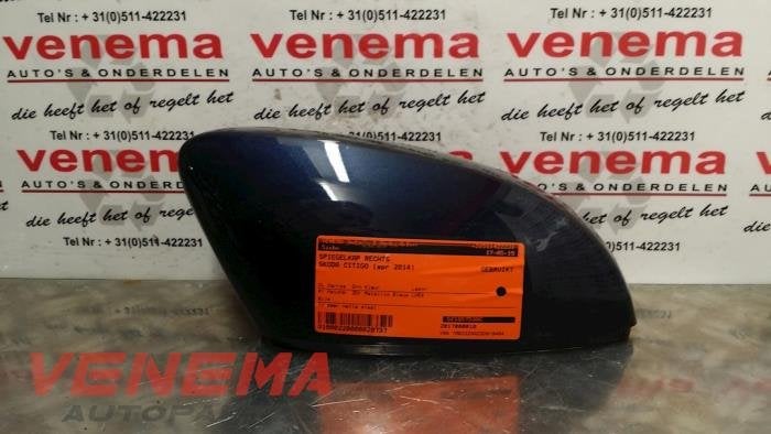 Coque rétroviseur droit d'un Skoda Citigo (LH5X), -, 3 mois de garantie, Utilisé, Skoda