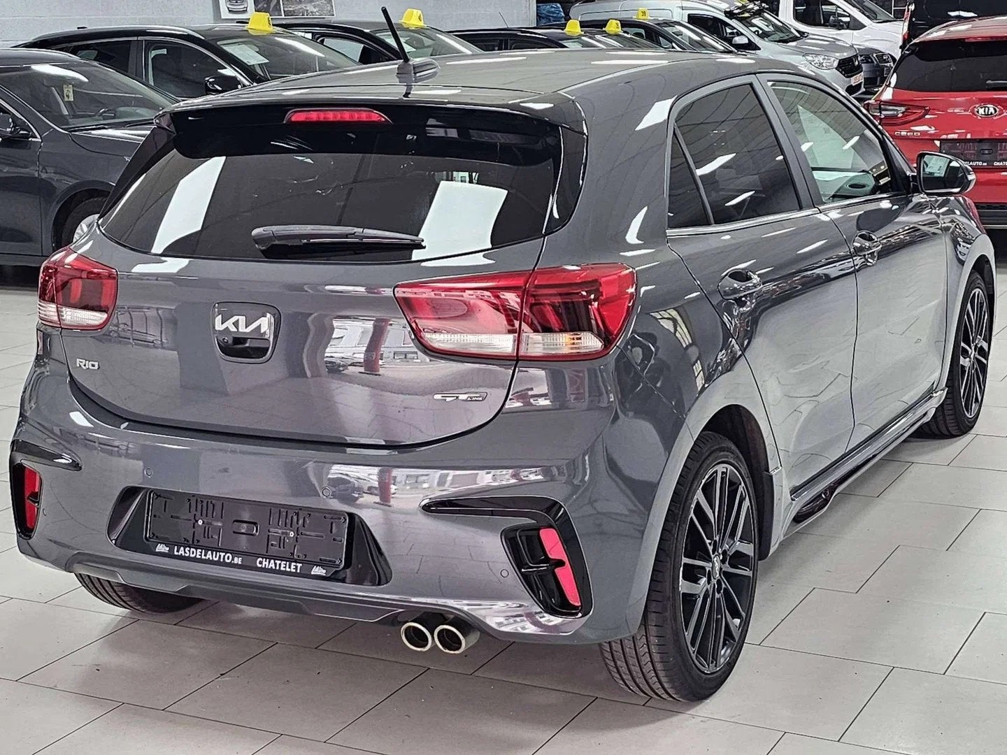 Kia Rio 1.0 T GT Line Lane Assist Android Carplay Bluetooth, Autos, Kia, Argent ou Gris, Achat, 998 cm³, Euro 6