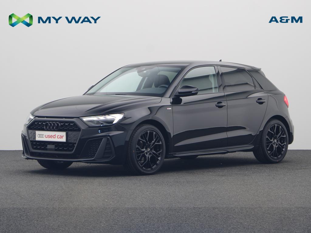 Audi A1 Sportback A1 Sportback 25 TFSI Sport Edition S troni, Auto's, Audi, Automaat, A1, 135 g/km, Zwart
