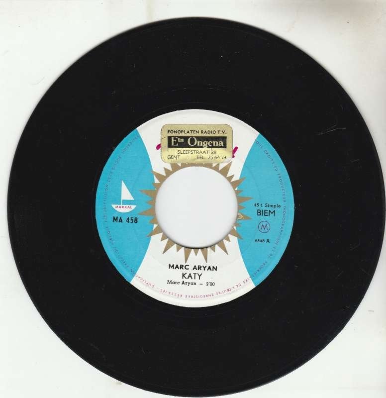 single Marc Aryan - Katy, Enlèvement ou Envoi, 7 inch, Comme neuf, Pop
