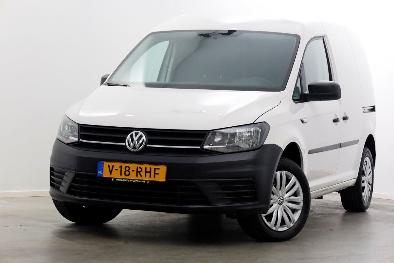 Volkswagen Caddy 1.4 TSI 130pk DSG-Automaat Benzine Airco/2x, Automaat, Parkeersensor, Wit, Bedrijf