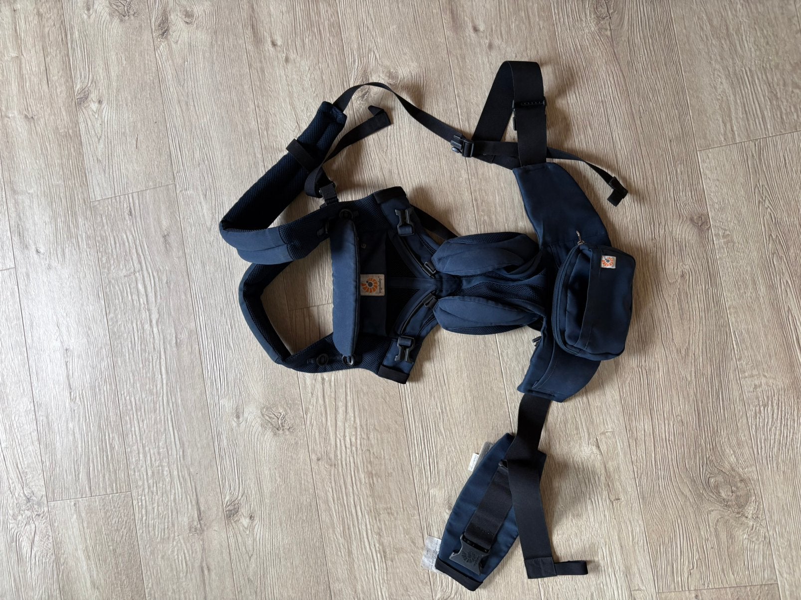Ergobaby Omni 360 Cool Air - Midnight blue, Enlèvement, Utilisé, Ventre, Porte-bébé