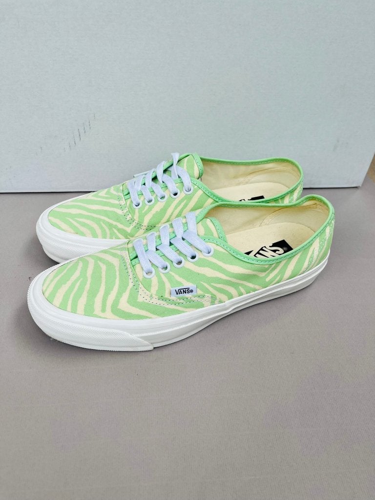Vans Authentic Zebra Mint Green EU42 | Unisexe | Comme neuf, Vêtements | Hommes, Chaussures, Enlèvement ou Envoi, Autres couleurs