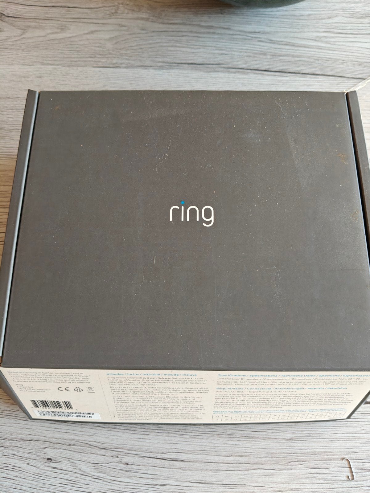 Ring deurbell 3rd generation, Maison & Meubles, Sonnettes, Enlèvement ou Envoi, Comme neuf, Sans fil
