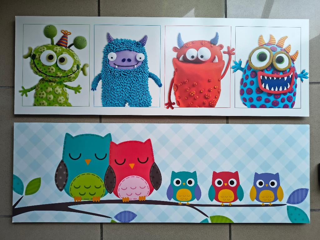 Jolis cadres pour la chambre des enfants *État neuf*, Enlèvement, Comme neuf, Décoration murale