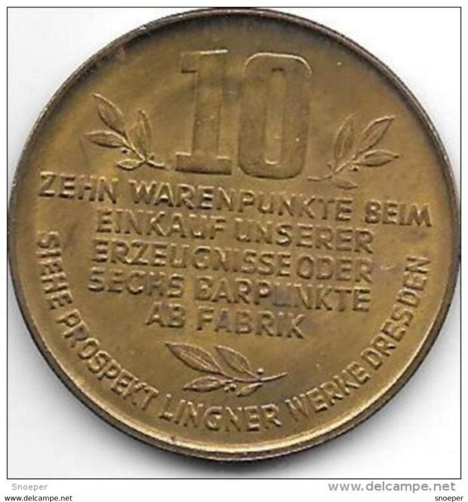 notgeld Dresden 10 warenpunkte Karl linger werke, Postzegels en Munten, Ophalen of Verzenden, Duitsland, Losse munt