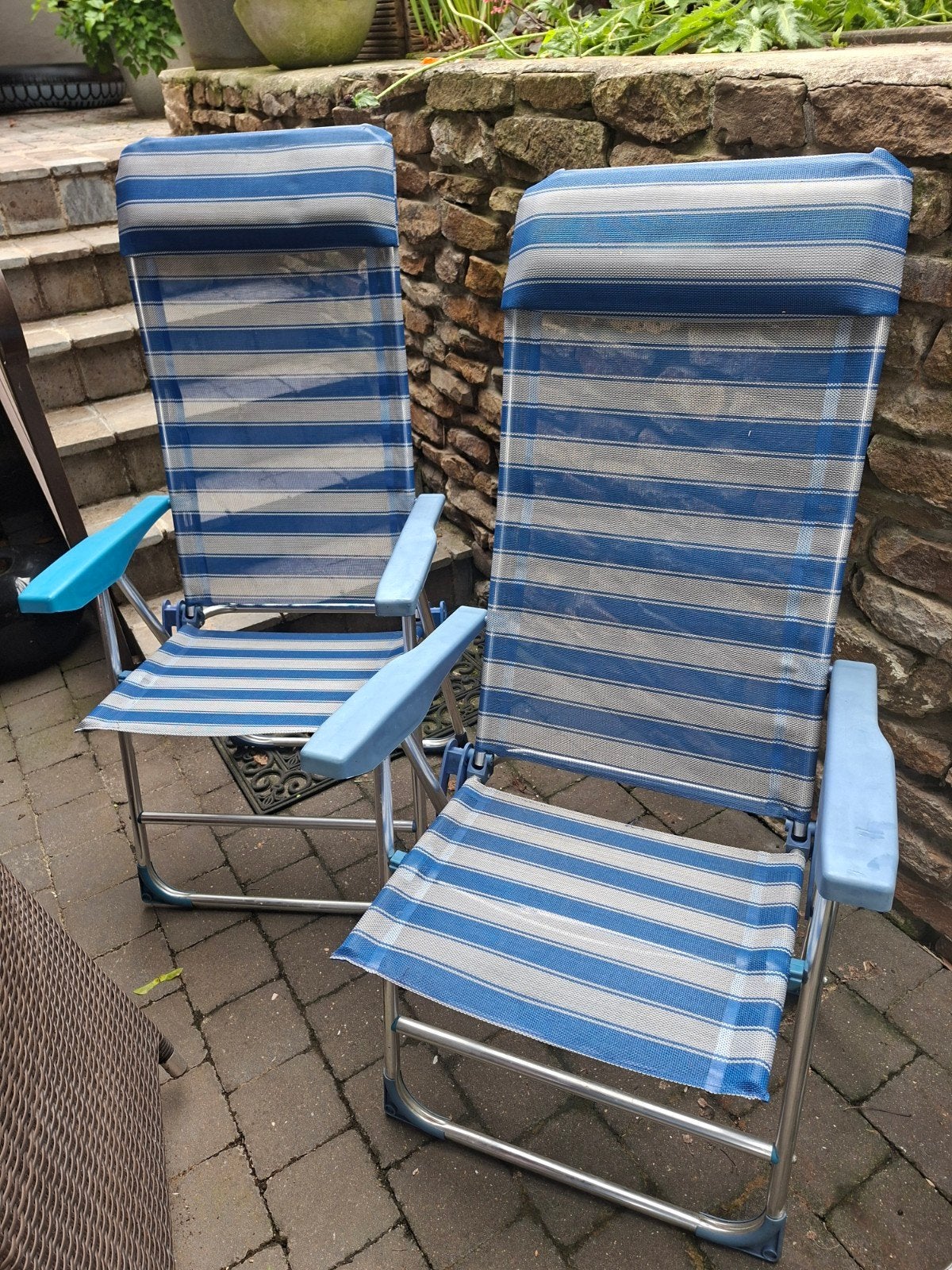 2 chaises de jardin pliantes, Ophalen of Verzenden